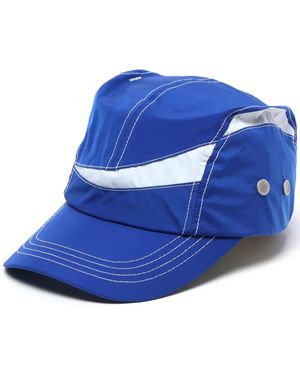 Adererror Contrasting Paneled Cap - Blue