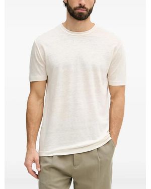 GANT Logo-Embroidered T-Shirt - White