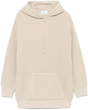 Circolo 1901 Virgin Wool Hoodie - Natural