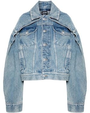Jean Paul Gaultier Detachable-Panels Denim Jacket - Blue
