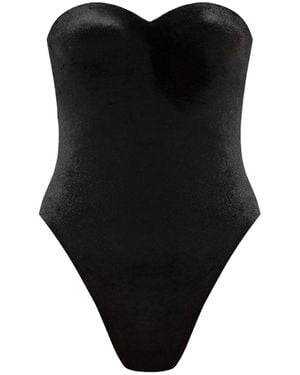 Balenciaga One-Piece Swimsuit - Black