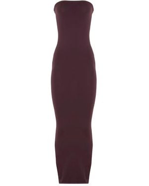 Wolford Fatal Strapless Dress - Purple