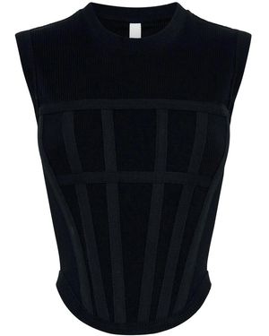 Dion Lee コルセットトップ - ブルー
