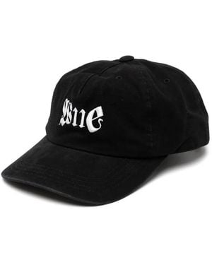 we11done Baseballkappe Mit Logo-Stickerei - Schwarz