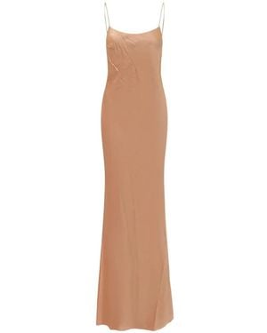 ANDAMANE Ninfea Ruched-Back Dress - White
