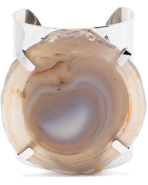 Michael Kors Agate カフブレスレット - ホワイト