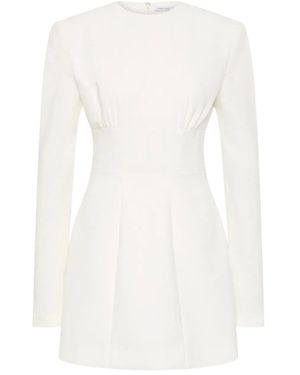 Rachel Gilbert Dover Long-Sleeve Mini Dress - White