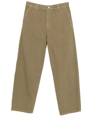 A.P.C. Buttoned Straight Trousers - Natural