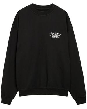 Kidwest Logo-Print Jumper - Black