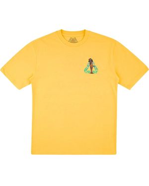 Palace Rolls P3 Logo-Print T-Shirt - Yellow