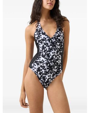 Bogner Fire + Ice Zahara Halterneck Swimsuit - Blue