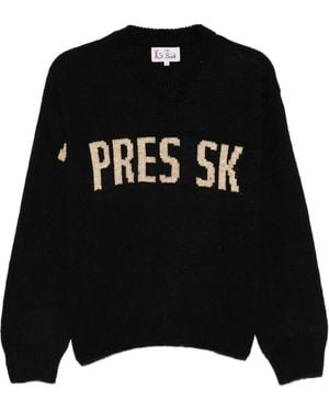 Mc2 Saint Barth Trui Met Ronde Hals - Zwart