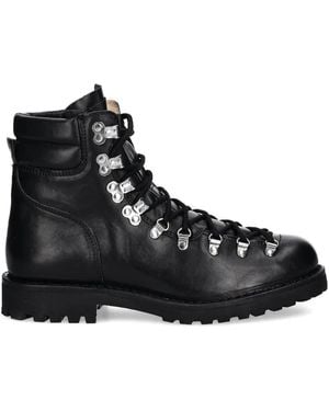 Astorflex Rockflex Lace-Up Biker Boots - Black