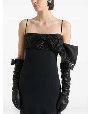 Givenchy Long Gloves - Black