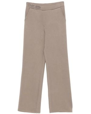 Betty Barclay Crystal-Embellished Wide-Leg Trousers - Grey