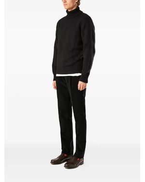 Doppiaa High-Neck Jumper - Black