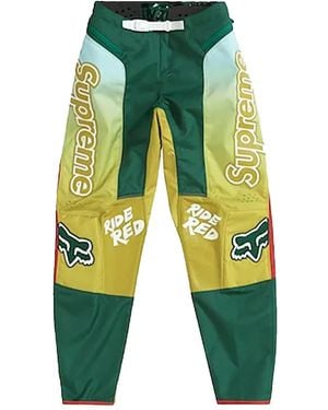 Supreme Pantalones Fox Racing Moto "Moss Green" de x Honda - Verde