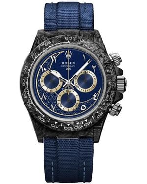 DiW (Designa Individual Watches) Montre Daytona Cosmograph Ramadan 40 Mm - Bleu