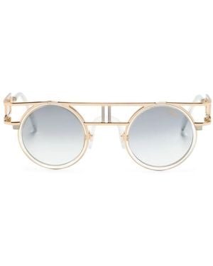 Cazal 6683 Round-Frame Sunglasses - White