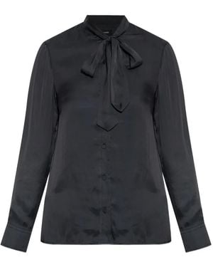 Zadig & Voltaire Hemd mit Schleifenkragen - Grau