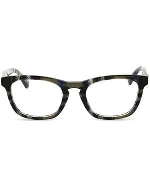 Burberry Brille Mit Eckigem Gestell - Schwarz