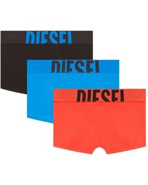 DIESEL Three-Pack Boxer Briefs - White