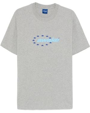 AWAKE NY Graphic-Print T-Shirt - Grey