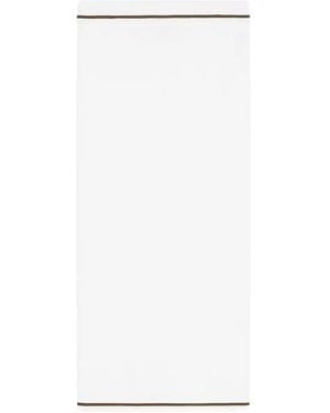 ARMANI EXCHANGE Ribbed-Knit Striped-Trim Mid Skirt - White