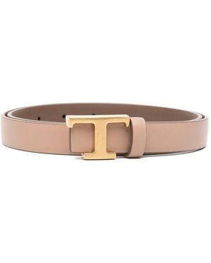 Tod's Gürtel Mit T-Schnalle - Weiß