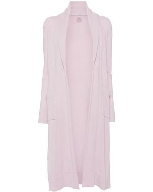 Teddy Cashmere Venezia Cardi-Coat - Pink