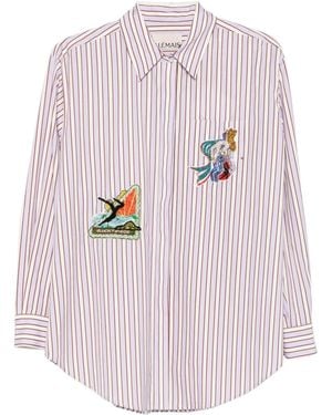 ALÉMAIS Lucky Pace Embellished Shirt - Pink