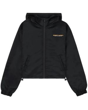 Sporty & Rich Bold Health Windbreaker - Black
