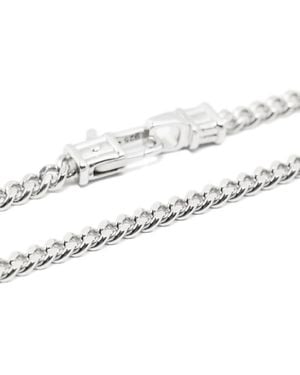 Tom Wood Bracciale M A Catena - Bianco