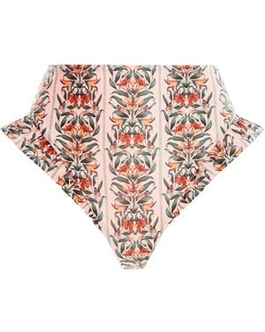 Agua Bendita Bas De Bikini À Fleurs - Pink