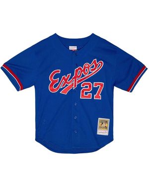Mitchell & Ness Mlb Expos 2002 Vladimir Guerrero Shirt - Blue