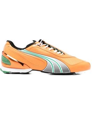 PUMA V-S1 Lace-Up Trainers - Orange