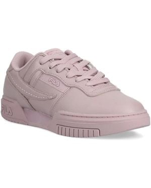 Fila Logo-Detail Trainers - Pink