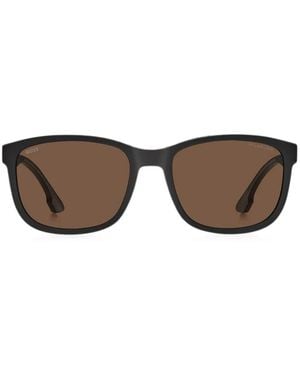 BOSS Rectangular-Frame Sunglasses - Black