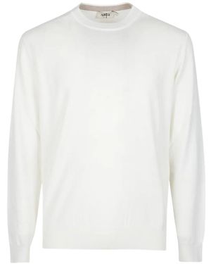 Altea Crew-Neck Long-Sleeve Jumper - White