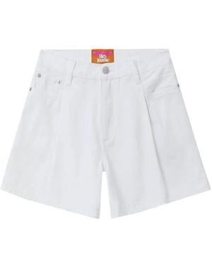 Hey Joanie Pleated Fun Shorts - White