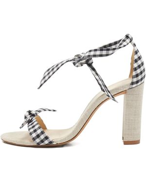 Alexandre Birman ギンガムチェック サンダル - メタリック