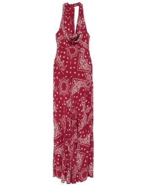 VENUJA Robe Longue Sierra À Imprimé Bandana - Red