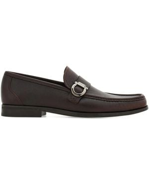 Ferragamo Loafer Mit Gancini-Spange - Schwarz