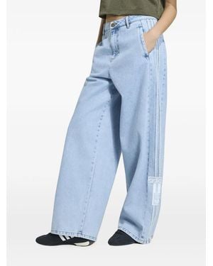 adidas Adibreak Wide-Leg Jeans - Blue
