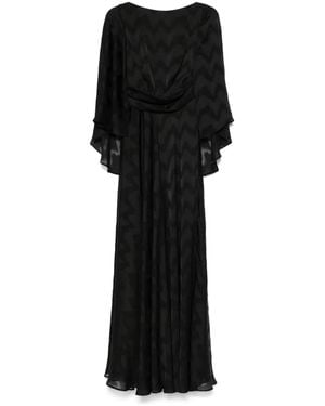 Talbot Runhof Molara1 Maxi Dress - Black