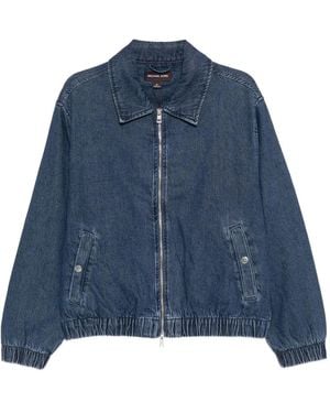 Michael Kors Denim Zipped Jacket - Blue