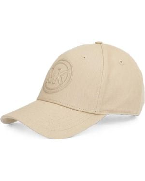 Michael Kors Embroidered-Logo Baseball Cap - Natural