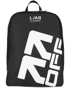 LuxeSupply Logo-Print Backpack - Black