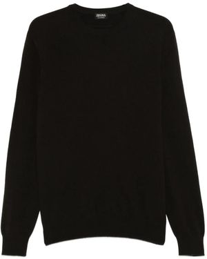 ZEGNA Long-Sleeve Jumper - Black