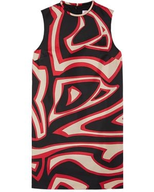 PUCCI Labirinto-Print Sleeveless Mini Dress - Red